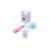 Hello Kitty Sweets pom pom keyring with candy charm and pink wrist strap featuring Kuromi, My Melody