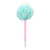 Cinnamoroll Fluffy Pom Pom Pen with Figurine Topper - detail close-up | Peekaboobaby