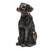 Jardinopia Antique Bronze Labrador Cane Companion - alternative angle | Peekaboobaby