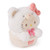 Hello Kitty Cafe Latte Bear Plush Toy - 15cm - close-up detail view | Peekaboobaby