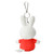 Miffy Classic Red Dress Plush Keyring - 12cm - packaging box | Peekaboobaby