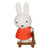 Miffy on Brown Scooter Ceramic Figurine - main view | Peekaboobaby
