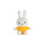 Miffy classic small 20cm plush in yellow dress with button detail by Dick Bruna