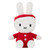 Miffy Christmas Santa Hat Plush Toy - 21cm - alternative angle | Peekaboobaby