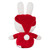 Miffy Christmas Santa Hat Plush Toy - 21cm - lifestyle shot | Peekaboobaby