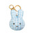 Miffy Boucle Plush Keyring - Blue - main view | Peekaboobaby