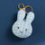Miffy Boucle Plush Keyring - Blue - alternative angle | Peekaboobaby