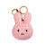 Miffy Boucle Plush Keyring - Pink - main view | Peekaboobaby