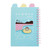 Pusheen Tropical Vacation A4 Project Notebook - alternative angle | Peekaboobaby