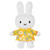 Miffy Yellow Floral Dress Plush Toy - 29cm - side view | Peekaboobaby