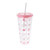 Pusheen Sweets Plastic Beaker with Straw - 600ml - main view | Peekaboobaby