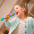 Ms. Rachel Sing-Along Toy Microphone with Lights - overhead view | Peekaboobaby