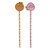 Pusheen Fruits Pencil Set with Eraser Toppers - alternative angle | Peekaboobaby