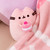 Pusheen Cherry Macaron Squisheen Plush - 24cm - side profile view | Peekaboobaby