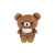 San-X Chairoikoguma medium 30cm brown bear plush with white chest and bear-shaped foot pads