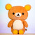 Rilakkuma Medium Plush Toy - 35cm - rear view | Peekaboobaby