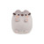 Pusheen plush with pink toe beans - chubby grey cat showing pink paw pads - 28cm