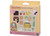 Sylvanian Families Breakfast Playset in packaging showing miniature food items, toast, bananas and toaster accessories