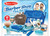Melissa & Doug Barber Shop Play Set with 16 pieces including blue accessories, beard, brush, and styling tools on white
