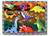 Melissa & Doug colourful wooden dinosaur chunky puzzle with bright prehistoric scene and chunky pieces for toddlers