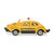 SIKU yellow VW Beetle diecast toy car with white roof and ADAC-Strassenwacht livery, orange beacon light on top