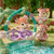 Sylvanian Families Deer Babies Floral Swing Set - back of box | Peekaboo Baby