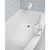 Skip Hop Moby Bath Mat - underside showing all-over suction cups that grip smooth bath floor surface