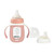 Beaba Glass Bottle with Silicone Protective Sleeve 210ml - Vintage Pink - image 1