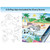 Snap Circuits Snap & Draw - colouring scene with working sound circuit attached