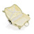 Trunki Glide Solid White kids ride-on suitcase - side view