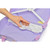 Trunki Glide Cassie the Cat kids ride-on suitcase - detail of glide wheels and tow strap