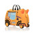 Trunki Glide Doug the Digger kids ride-on suitcase - front view