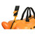 Trunki Glide Doug the Digger kids ride-on suitcase - detail of glide wheels and tow strap