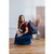 Beaba Tokyo Nappy Backpack, colour: Leopard nappy backpack - open showing interior compartments and pockets