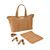 Beaba Madrid XXL Nappy Bag, colour: Ochre nappy bag - interior organisation detail