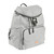 Beaba Vancouver Nappy Bag Backpack, colour: Heather Grey nappy backpack - front view on white background