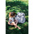 Beaba Vancouver Nappy Bag Backpack, colour: Heather Grey nappy backpack - open showing interior compartments and pockets