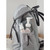 Beaba Vancouver Nappy Bag Backpack, colour: Heather Grey nappy backpack - brand detail and label view