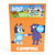 Bluey Camping Wooden Role-Play Accessory Set - close-up of painted wooden campfire and food accessories | Peekaboobaby