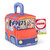 Bluey Sensory Soft Plush Playset - all plush figures from the set displayed together | Peekaboobaby