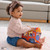 Bluey Sensory Soft Plush Playset - Bingo plush character detail view | Peekaboobaby