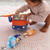 Bluey Sensory Soft Plush Playset - side view of carry case with zip closure | Peekaboobaby