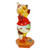 Winnie The Pooh 100th Anniversary Rainbow Numbered Limited Edition Figurine - detailed crystal Pooh face showing yellow and red shirt gradient | Peekaboobaby