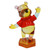 Winnie The Pooh 100th Anniversary Rainbow Numbered Limited Edition Figurine - figurine on ornate orange hexagonal display base with edition number | Peekaboobaby
