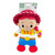 Toy Story Jessie Sensory Blankie with Teether Feet - Disney Baby packaging showing Jessie with pink and white braided cowboy hat, yellow shirt with red trim, blue pants, brown belt and bright red textured teether feet | Peekaboobaby