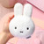 Miffy White Plush Purse Keychain Angle