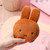 Miffy Brown Plush Purse Keychain Angle