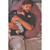 Theraline Original Nursing Pillow Melange Rosewood Bamboo - father cradling newborn on pillow showing versatility for bonding