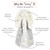 Bunnies By The Bay Buddy Blanket features guide showing machine washable care, velour and satin fabrics, embroidered details, and split blanket design