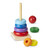 Wooden Rainbow Ring Stacker - Baby Educational Toy Wooden Rainbow Ring Stacker - Baby Educational Toy